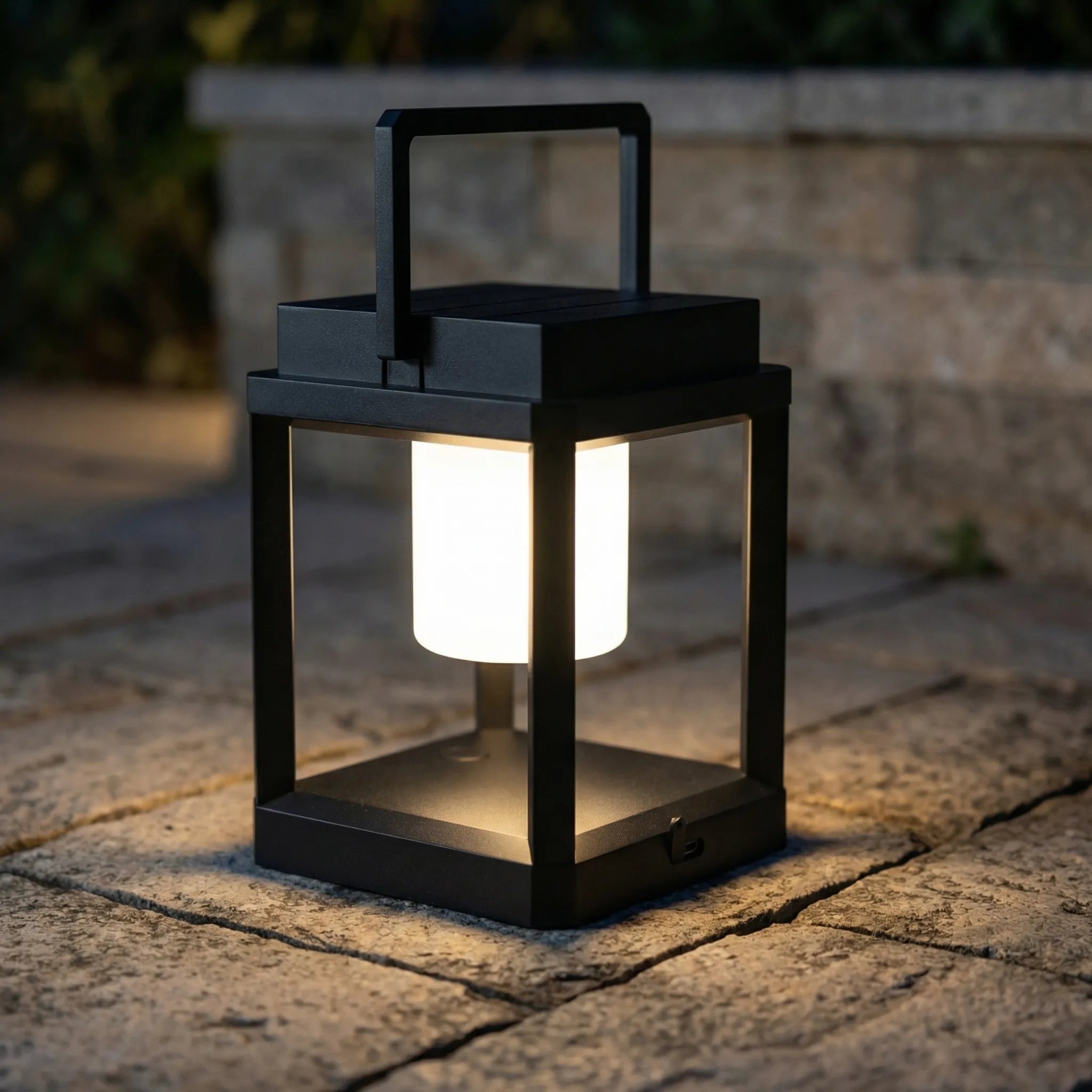 Solar LED Outdoor Lantern - Dimmable - USB Rechargeable – patriots ...